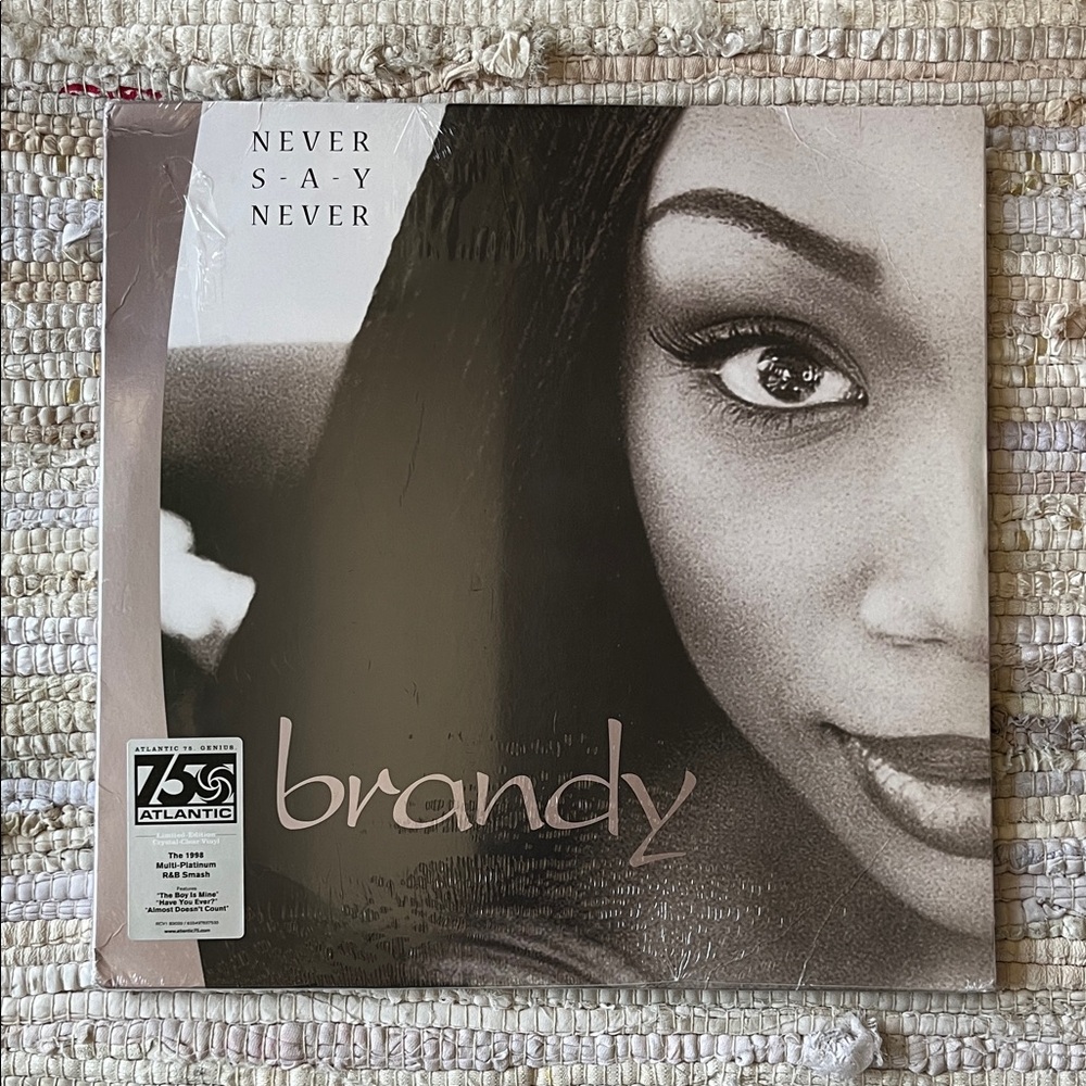 Brandy - “Never Say Never” 2x Vinyl LP